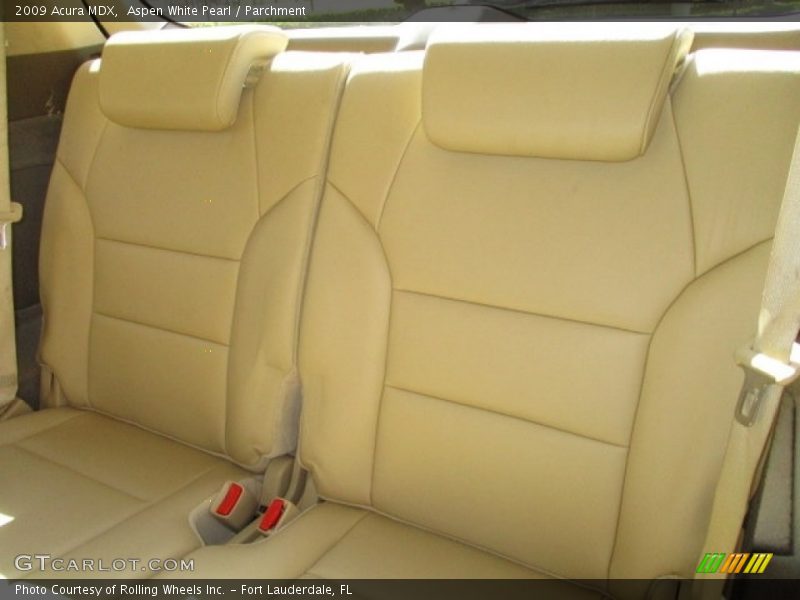 Aspen White Pearl / Parchment 2009 Acura MDX