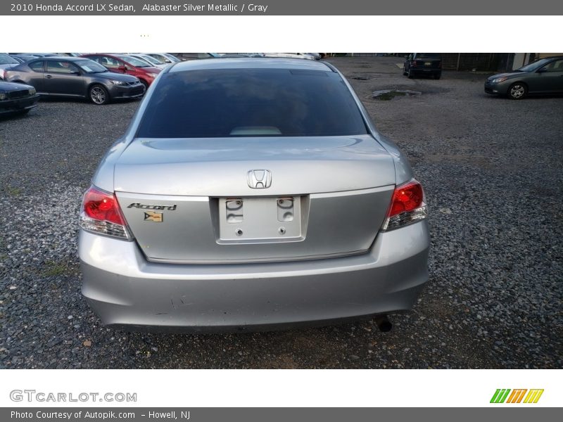 Alabaster Silver Metallic / Gray 2010 Honda Accord LX Sedan
