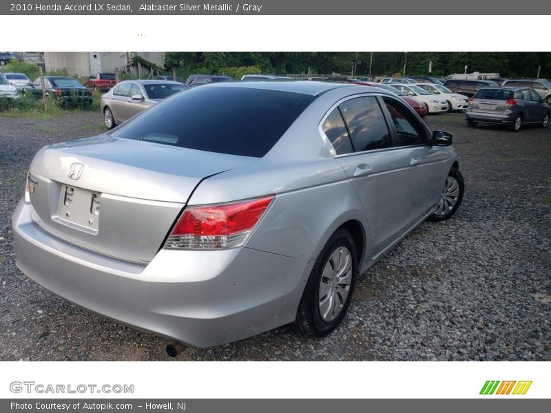 Alabaster Silver Metallic / Gray 2010 Honda Accord LX Sedan