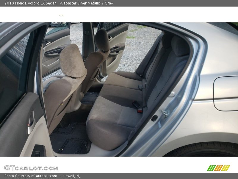 Alabaster Silver Metallic / Gray 2010 Honda Accord LX Sedan