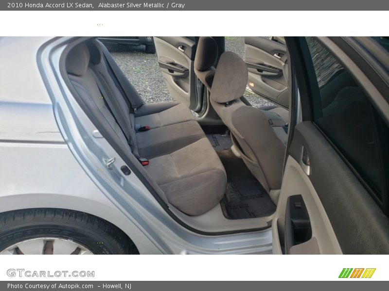 Alabaster Silver Metallic / Gray 2010 Honda Accord LX Sedan