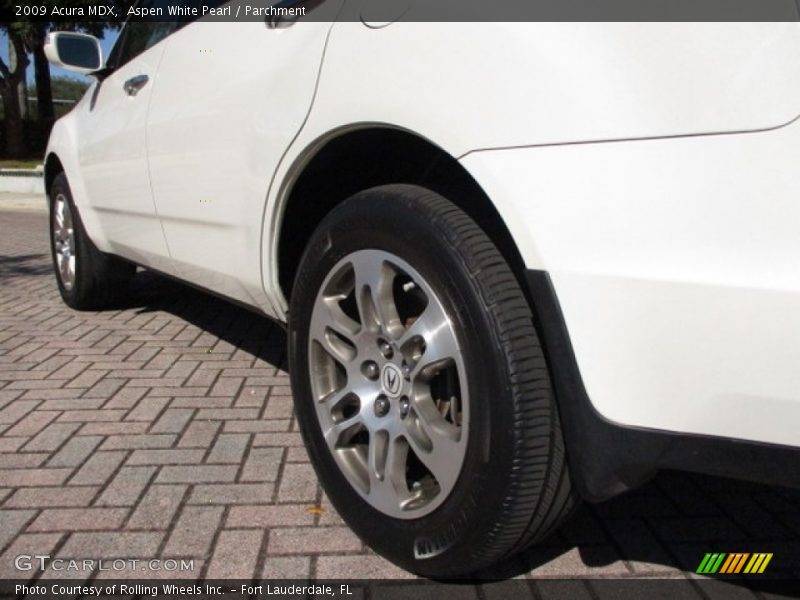 Aspen White Pearl / Parchment 2009 Acura MDX