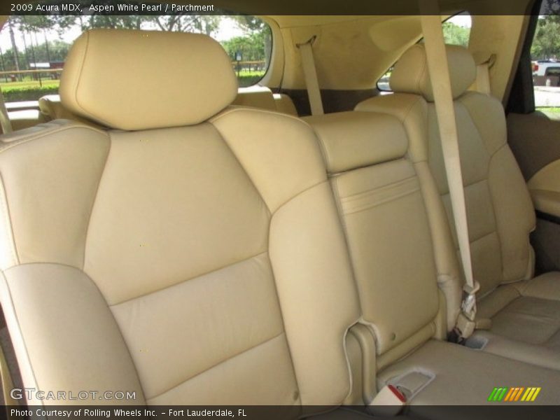 Aspen White Pearl / Parchment 2009 Acura MDX