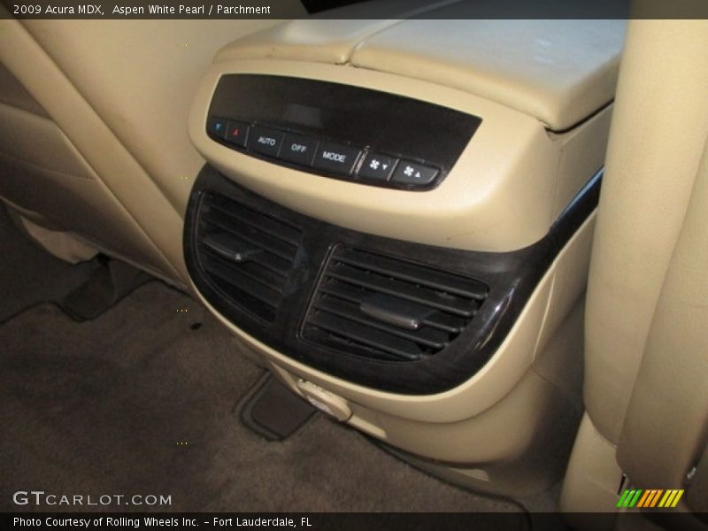 Aspen White Pearl / Parchment 2009 Acura MDX