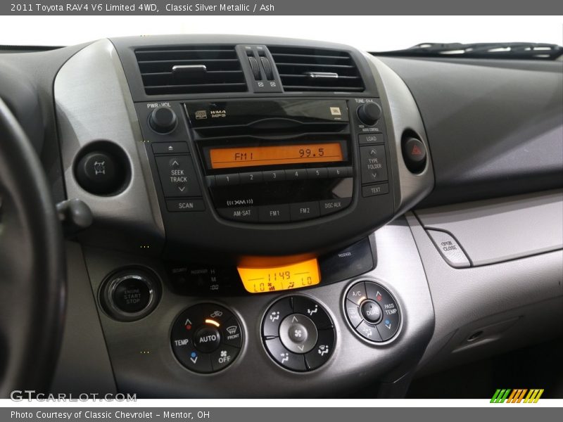 Classic Silver Metallic / Ash 2011 Toyota RAV4 V6 Limited 4WD