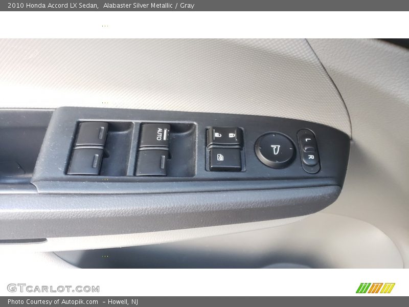 Alabaster Silver Metallic / Gray 2010 Honda Accord LX Sedan
