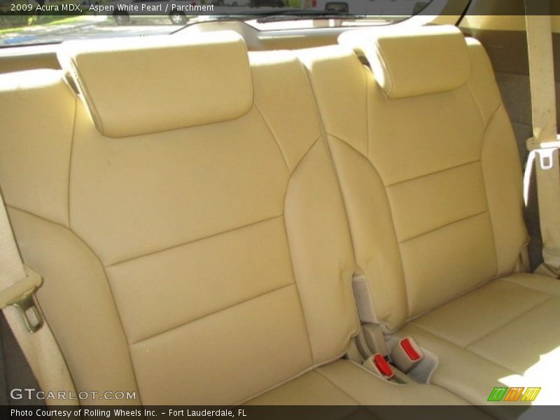 Aspen White Pearl / Parchment 2009 Acura MDX