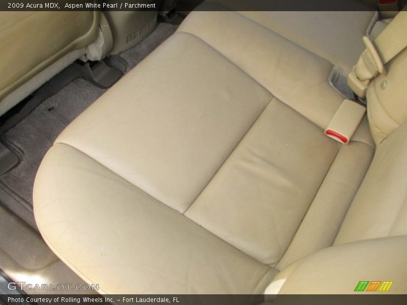 Aspen White Pearl / Parchment 2009 Acura MDX