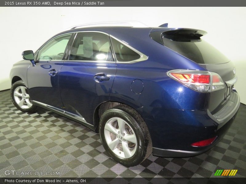 Deep Sea Mica / Saddle Tan 2015 Lexus RX 350 AWD