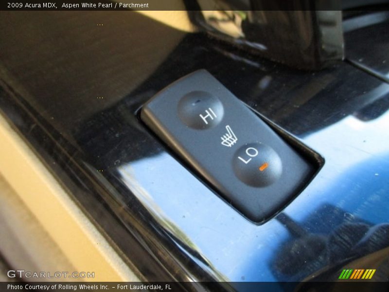 Aspen White Pearl / Parchment 2009 Acura MDX