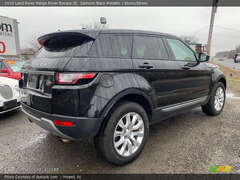 Santorini Black Metalllic / Ebony/Ebony 2016 Land Rover Range Rover Evoque SE