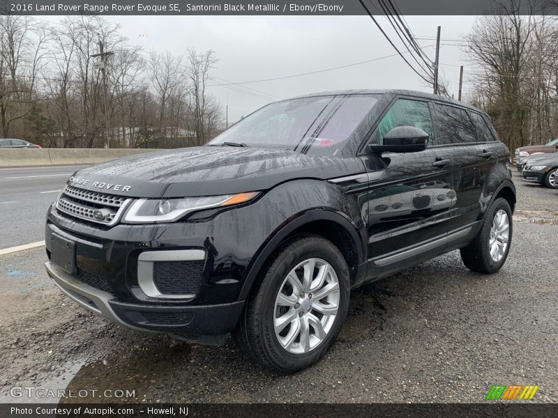 Santorini Black Metalllic / Ebony/Ebony 2016 Land Rover Range Rover Evoque SE
