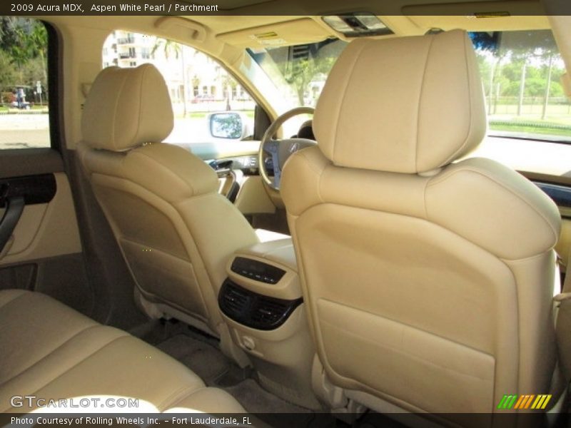 Aspen White Pearl / Parchment 2009 Acura MDX