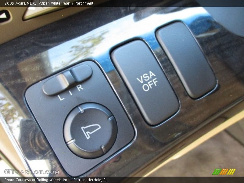 Aspen White Pearl / Parchment 2009 Acura MDX