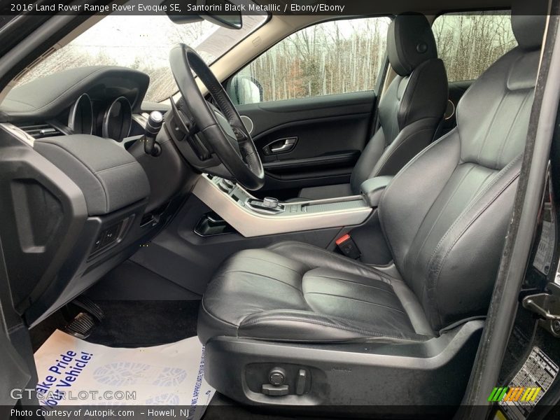 Santorini Black Metalllic / Ebony/Ebony 2016 Land Rover Range Rover Evoque SE