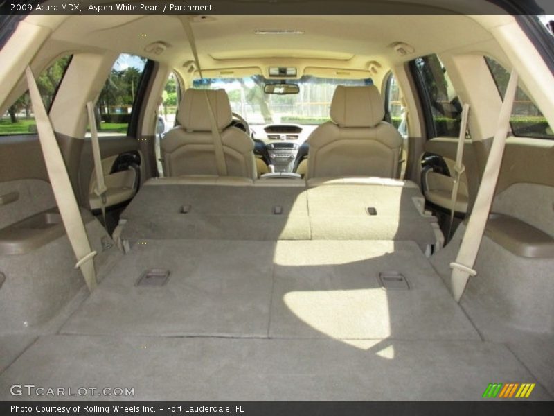 Aspen White Pearl / Parchment 2009 Acura MDX