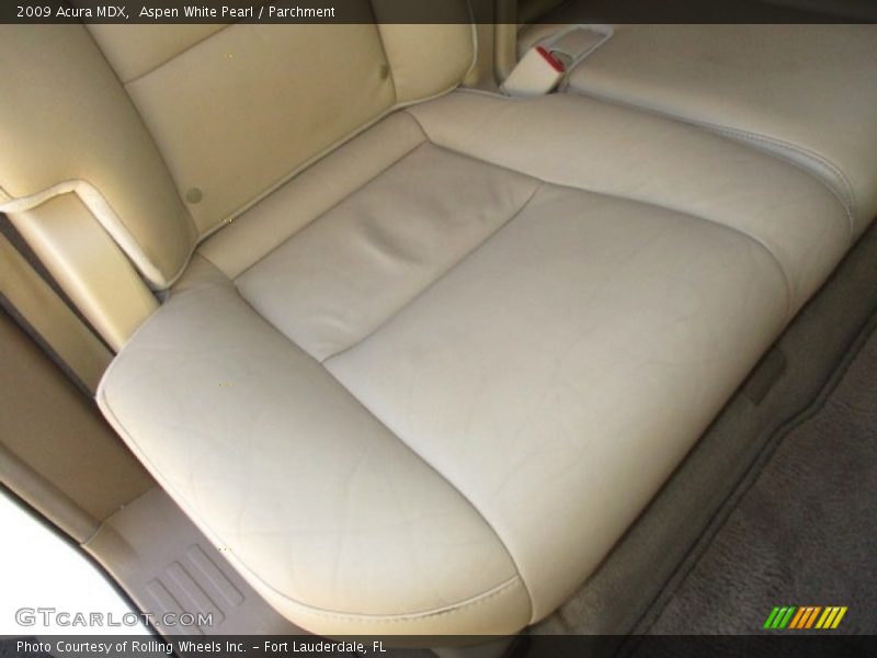 Aspen White Pearl / Parchment 2009 Acura MDX