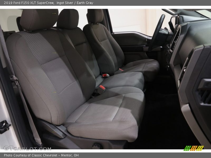 Ingot Silver / Earth Gray 2019 Ford F150 XLT SuperCrew