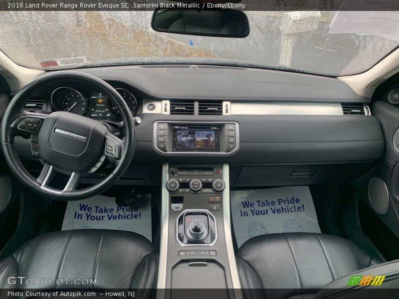 Santorini Black Metalllic / Ebony/Ebony 2016 Land Rover Range Rover Evoque SE