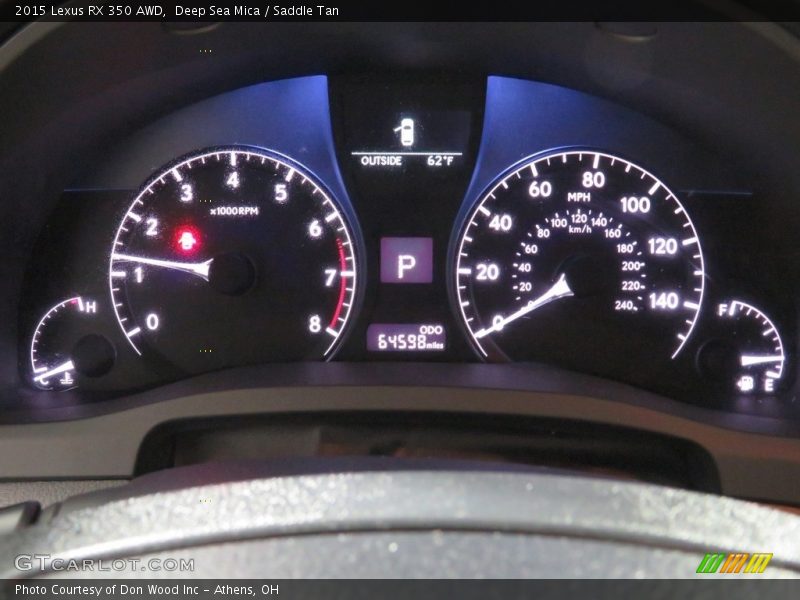 Deep Sea Mica / Saddle Tan 2015 Lexus RX 350 AWD