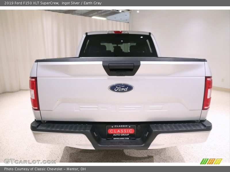 Ingot Silver / Earth Gray 2019 Ford F150 XLT SuperCrew