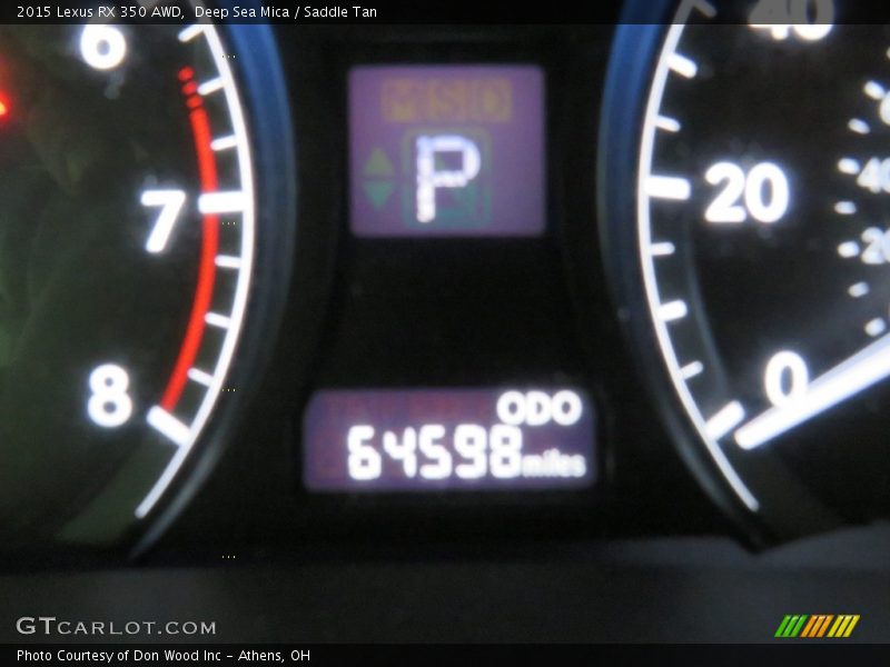 Deep Sea Mica / Saddle Tan 2015 Lexus RX 350 AWD