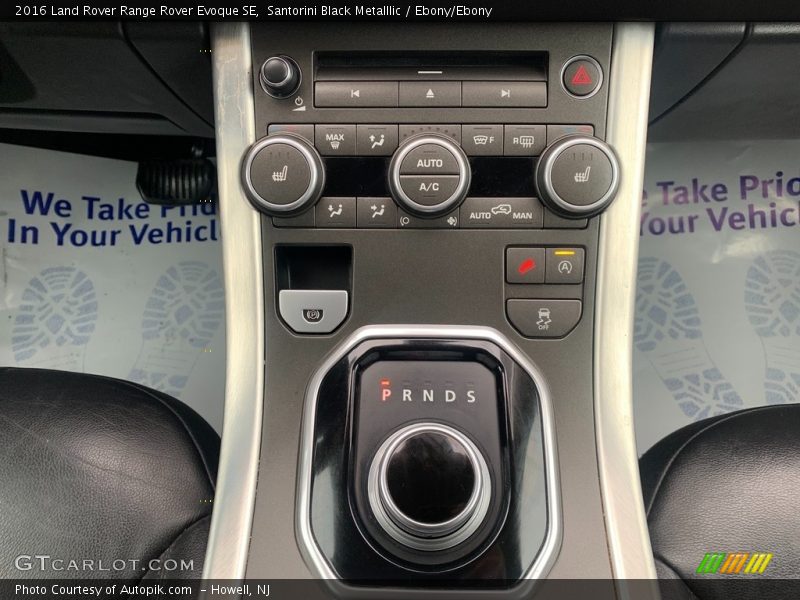 Santorini Black Metalllic / Ebony/Ebony 2016 Land Rover Range Rover Evoque SE