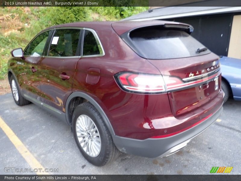 Burgundy Velvet / Ebony 2019 Lincoln Nautilus AWD