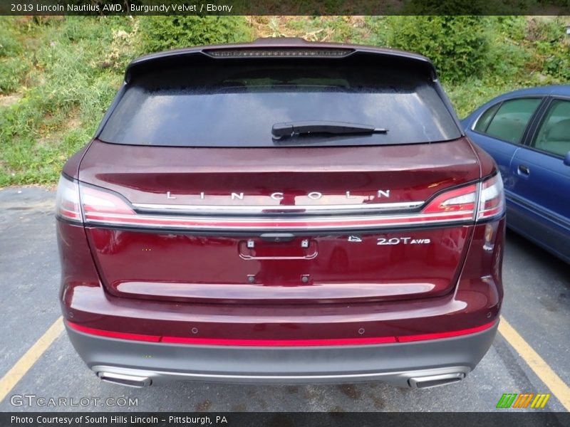 Burgundy Velvet / Ebony 2019 Lincoln Nautilus AWD
