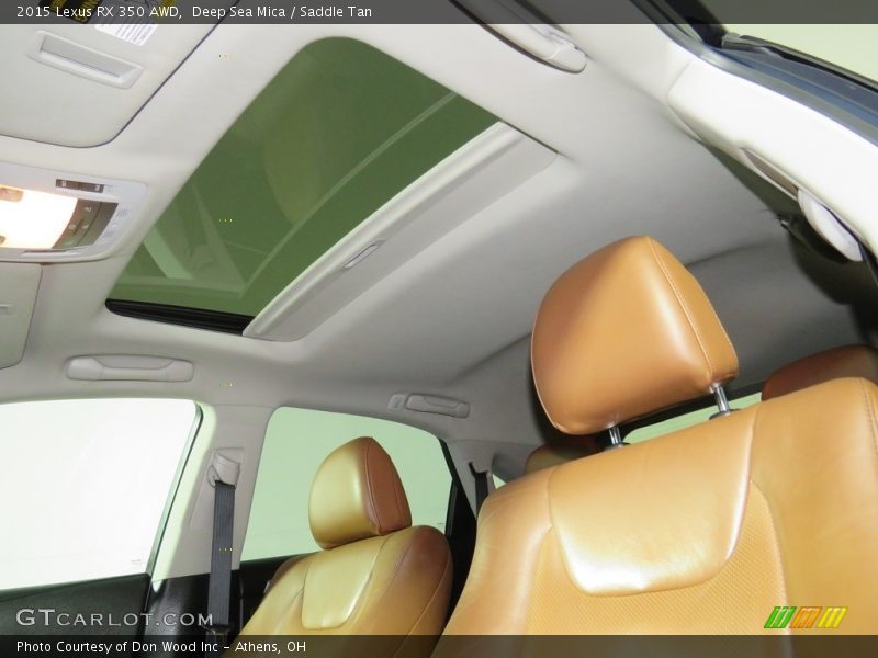Deep Sea Mica / Saddle Tan 2015 Lexus RX 350 AWD