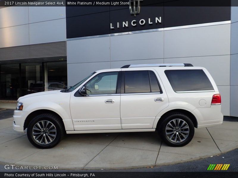  2017 Navigator Select 4x4 White Platinum