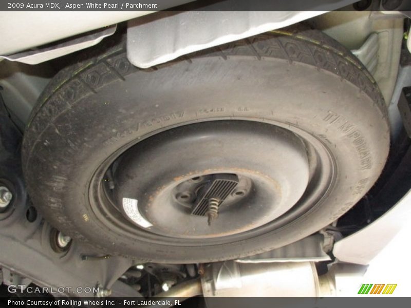 Aspen White Pearl / Parchment 2009 Acura MDX