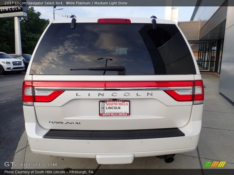 White Platinum / Medium Light Stone 2017 Lincoln Navigator Select 4x4