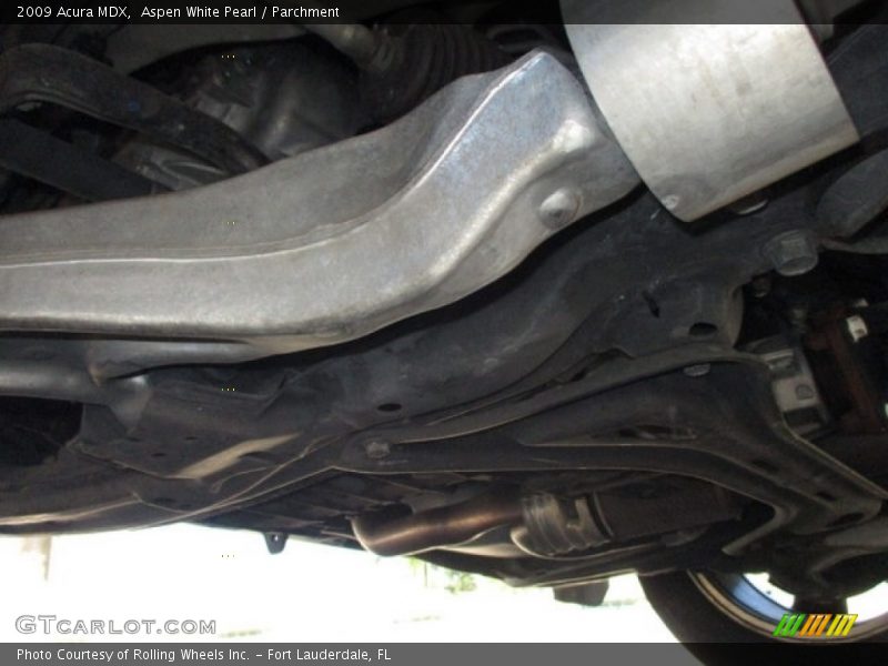 Aspen White Pearl / Parchment 2009 Acura MDX