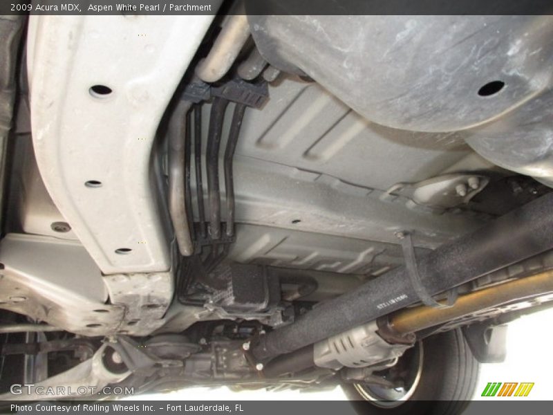 Aspen White Pearl / Parchment 2009 Acura MDX
