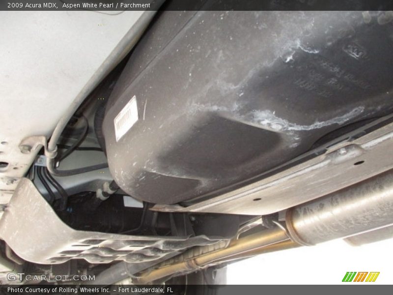 Aspen White Pearl / Parchment 2009 Acura MDX