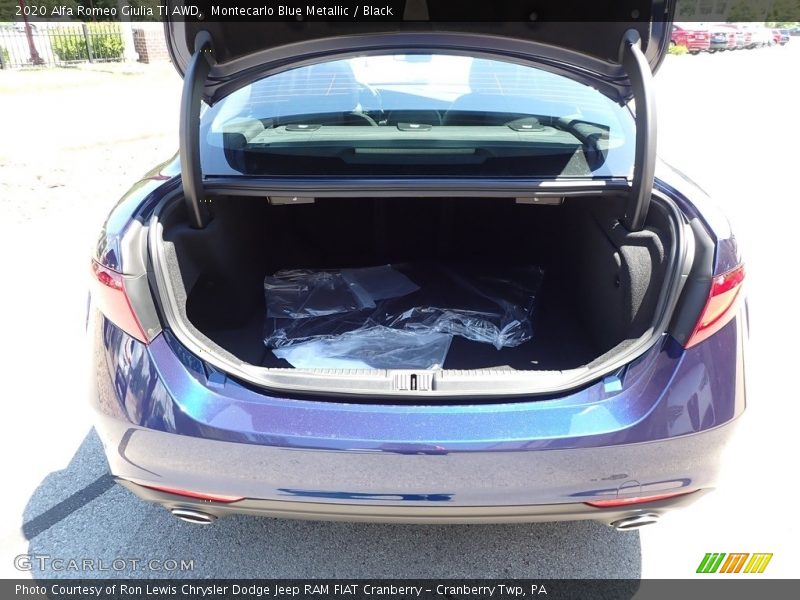 Montecarlo Blue Metallic / Black 2020 Alfa Romeo Giulia TI AWD