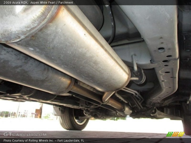 Aspen White Pearl / Parchment 2009 Acura MDX