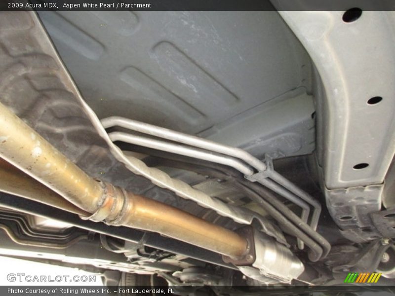 Aspen White Pearl / Parchment 2009 Acura MDX