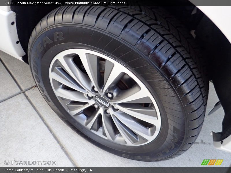 White Platinum / Medium Light Stone 2017 Lincoln Navigator Select 4x4