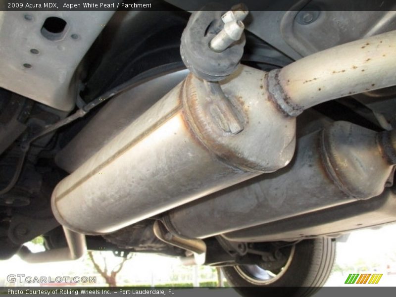 Aspen White Pearl / Parchment 2009 Acura MDX