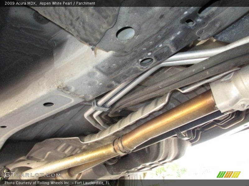 Aspen White Pearl / Parchment 2009 Acura MDX