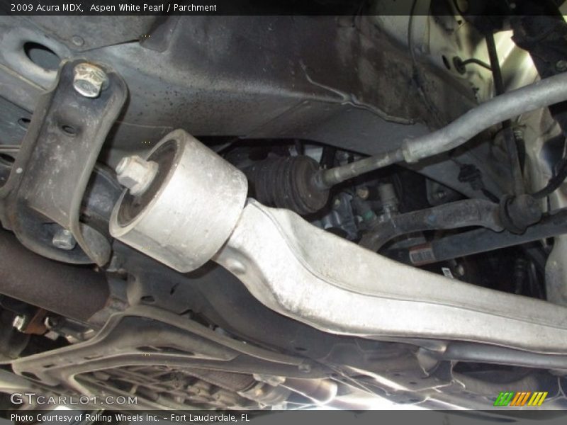 Aspen White Pearl / Parchment 2009 Acura MDX