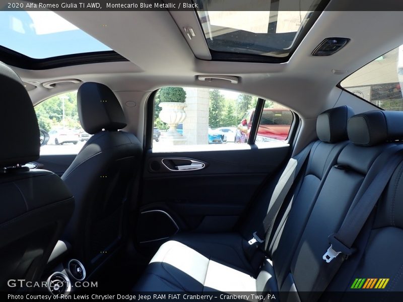 Montecarlo Blue Metallic / Black 2020 Alfa Romeo Giulia TI AWD