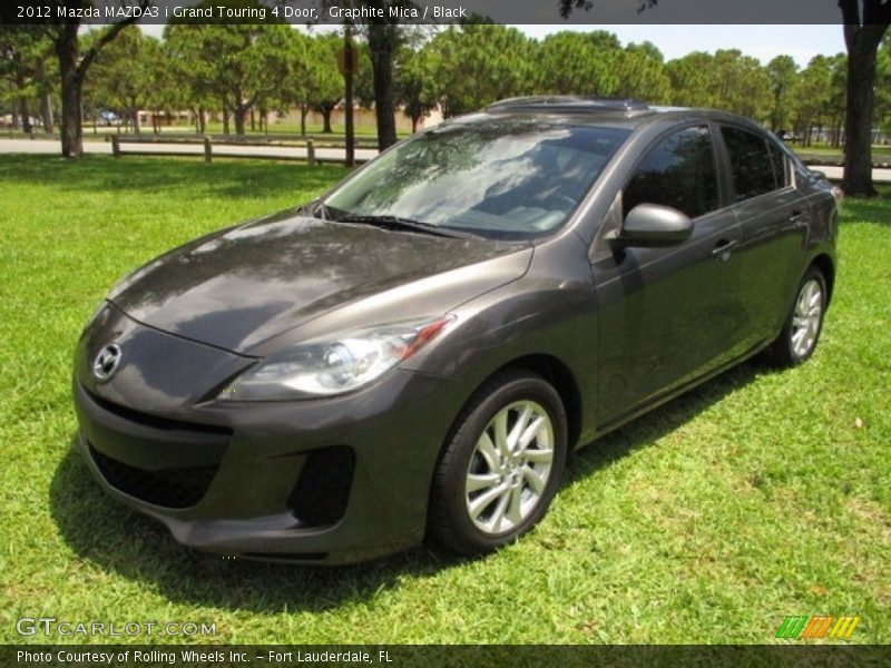 Graphite Mica / Black 2012 Mazda MAZDA3 i Grand Touring 4 Door