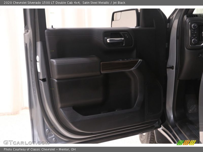 Satin Steel Metallic / Jet Black 2020 Chevrolet Silverado 1500 LT Double Cab 4x4