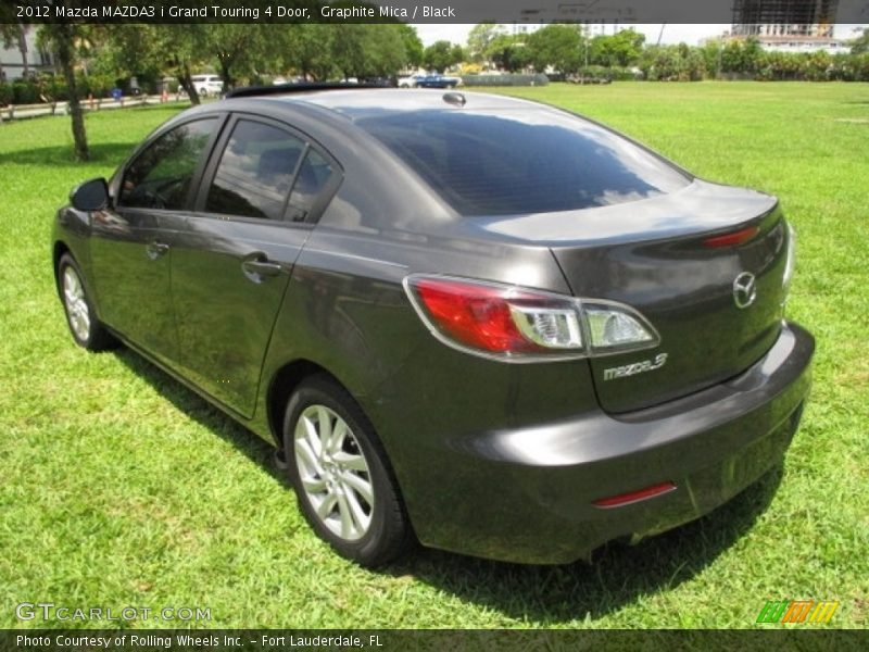 Graphite Mica / Black 2012 Mazda MAZDA3 i Grand Touring 4 Door