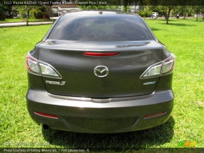 Graphite Mica / Black 2012 Mazda MAZDA3 i Grand Touring 4 Door
