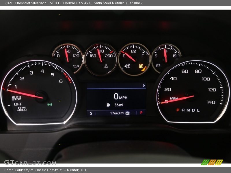 Satin Steel Metallic / Jet Black 2020 Chevrolet Silverado 1500 LT Double Cab 4x4