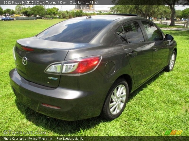 Graphite Mica / Black 2012 Mazda MAZDA3 i Grand Touring 4 Door